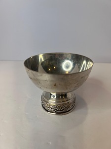 Bol de service en argent gravé de style vintage, vaisselle élégante, idéal pour les soupes, les ragoûts et les repas quotidiens, en provenance d'Inde - Product Image 5