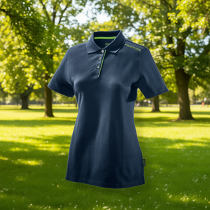 Polo azul oscuro para mujer Festool, elegantes zuecos y mules - Product Image 3