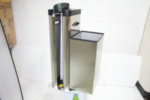 [OPW] Emballage pour parapluie avec poubelle, système à sac unique, ABS, finition chromée polie, sécurité professionnelle, utilisation en milieu public - Product Image 6