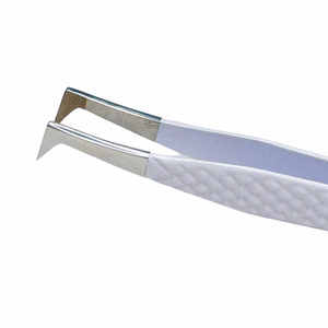 Le Pakistan a fabriqué une pince à épiler d'extension de cils de beauté avec logo personnalisé imprimé pour une pince à épiler à pointe incurvée - Product Image 4