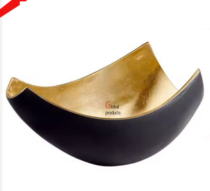 Diseño de tendencia Juego de forma redonda con acabado en plata de dos cuencos de servicio de metal para el hogar Hotel y restaurante - Product Image 3