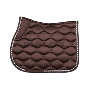 Tapis de selle de cheval en coton avec doublure en mousse satinée Numnah ou couverture de selle - Product Image 5