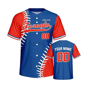 Conjuntos de Uniformes de Béisbol Personalizados 100% Poliéster para Hombre y Jóvenes, Uniformes de Softbol Sublimados OEM, Ropa de Béisbol y Softbol - Product Image 4