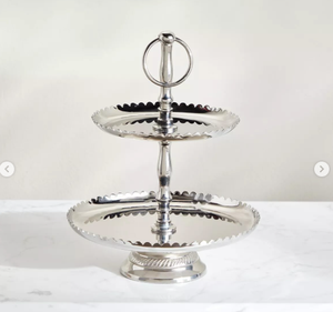 Silver Arabic <b>Metal</b> Trays Tier Stands for Home Decor Modern Design Diwali Gift-Salad Fruit <b>Bowls</b> Wholesale - Product Image 2