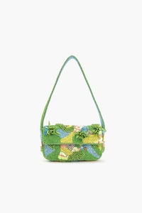 Bolso de Hombro con Bordado de Frutas y Cuentas, Bolso de Mano de Lujo con Cuentas de Vidrio, Diseño Personalizado para Mujeres y Niñas en India - Product Image 2