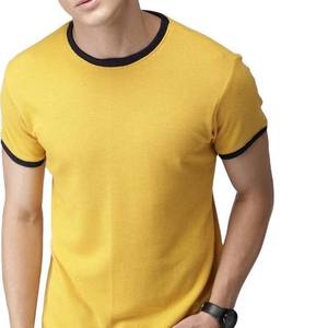 Camisetas Personalizadas al por Mayor para Hombre, 100% Algodón, Cuello Redondo, Impresión Ringer, Lisas, OEM, Alta Calidad, Ecológicas, Transpirables - Product Image 3