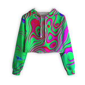 เสื้อฮู้ดครอปแขนยาวสำหรับผู้หญิง รุ่นปี 2024 ผ้าถักคุณภาพพรีเมียม ระบายอากาศได้ดี เป็นมิตรกับสิ่งแวดล้อม น้ำหนักเบา สวมใส่สบาย - Product Image 5