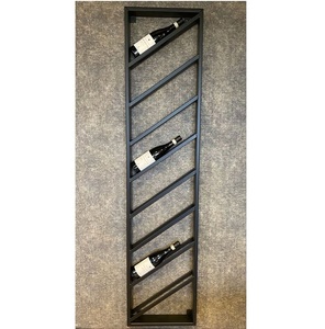 5 Tier <b>Tabletop</b> Wine Bottle Rack Metal Wine <b>Storage</b> Holder for Bar Restaurant Decoration - Product Image 5