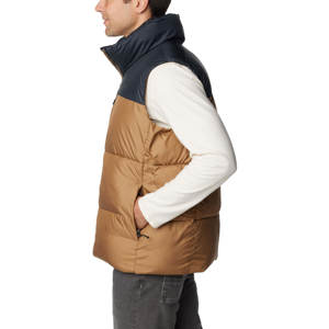 Chaleco de plumón sin mangas transpirable con logotipo personalizado, chaleco acolchado de nailon de poliéster ultraligero para hombres - Product Image 3