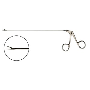 Micro tijeras quirúrgicas laríngeas Herramienta de uso endoscópico de acero inoxidable Instrumentos hechos a mano - Product Image 1