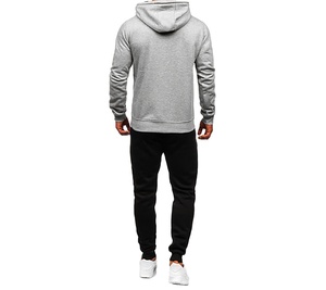 Ensemble de survêtement en coton de qualité supérieure, sweat-shirt à capuche et pantalon de survêtement surdimensionnés, pour hommes - Product Image 5