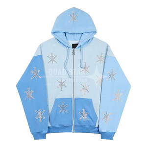 Sudaderas con Pedrería para Hombre, Precio Razonable, Servicio OEM, Estilo Único, Transpirables, Básicas - Product Image 1