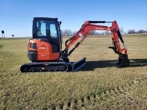 Excavatrice sur chenilles compacte KUBOTA U35-4 d'occasion, multifonctionnelle, 3,5 tonnes, mini, Japon, U 35, 3,5T, 3,5 tonnes, diesel, à vendre - Product Image 3