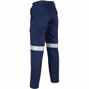 Pantalon cargo en toile pour homme, multi-poches, respirant, vêtements de travail décontractés pour un usage quotidien, vêtements de chantier - Product Image 4