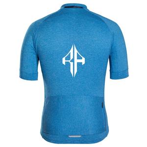 2025 camisetas de ciclismo en blanco para hombre con cremallera completa 100% Material de poliéster Logotipo personalizado de alta calidad premium para hombres - Product Image 3