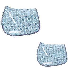 Almohadillas de sillín de caballo de lujo Almohadilla de sillín de calidad de tela con diseños personalizados Tamaños y logotipos Almohadillas de sillín de caballo ecuestre - Product Image 5