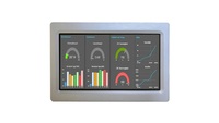 Écran tactile industriel de 10,1 pouces, panneau de commande HMI pour système d'automatisation PLC