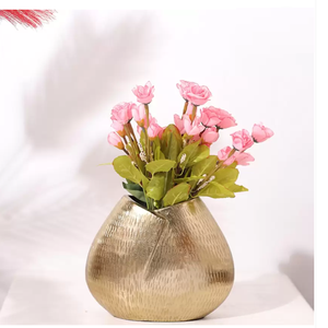 Table de mariage et décoration d'intérieur Vases à fleurs en métal Centres de table de mariage élégants et fournitures décoratives de bureau - Product Image 4