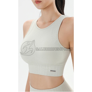 ชุดบราและกางเกงสำหรับเล่นโยคะของผู้หญิงชุดออกกำลังกายเล่นโยคะแบบแห้งเร็วระบายอากาศได้ดีมีลายขนาดพิเศษ - Product Image 1