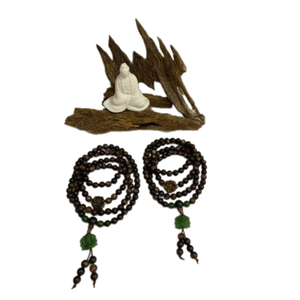 สร้อยข้อมือลูกปัด108 6มม. ทำจากไม้สร้อยข้อมือเวียดนามใต้น้ำคุณภาพสูงที่เหนือกว่า - Product Image 3