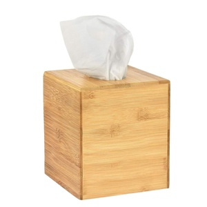 Boîte à mouchoirs en bois minimaliste faite à la main avec thème nautique pour les amoureux de la plage et décor côtier fabriquée en Inde - Product Image 6