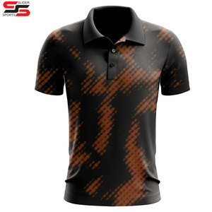 Camiseta Polo de golf con impresión por sublimación para hombre con logotipo personalizado, camiseta polo transpirable para hombre, camiseta polo sublimada para hombre - Product Image 2