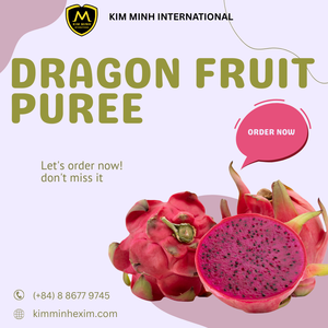 Puré de fruta de dragón sin azúcar de Kim Minh International de Vietnam empaquetado a granel - Product Image 6