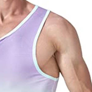 Precio barato, camiseta sin mangas de alta calidad para hombre, verano, informal, de punto, 100% de algodón, transpirable, de secado rápido - Product Image 6