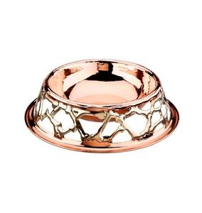 Bol pour chien en acier inoxydable de conception simple avec support en fer forgé noir Bol pour chien de qualité supérieure pour fournisseur en gros - Product Image 2