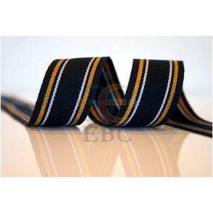 Couleurs personnalisées tissé acrylique laine PP sangle ceinture en alliage boucle uniforme cérémonie défilé ceintures sacs largeurs personnalisées - Product Image 6