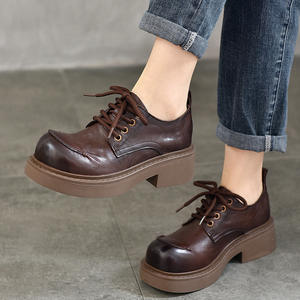 Chaussures Derby en cuir pour homme de qualité supérieure, à lacets, confortables, décontractées, formelles, pour le bureau - Product Image 1