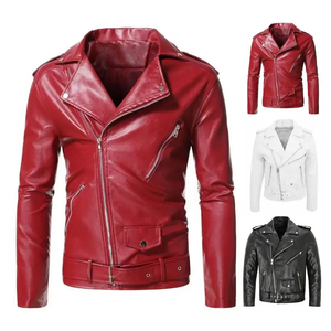 Women's <b>Long</b> Sleeve <b>Leather</b> Varsity Baseball <b>Jacket</b> Coats and <b>Jackets</b> with Canvas Fabric - Product Image 4