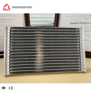 厂家价格定制微通道管铝翅片散热器节能中央空调换热器