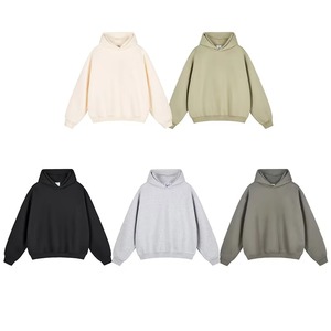 Sudadera con capucha holgada personalizada de algodón de 330 GSM, sudadera con gráfico de sublimación térmica de calavera con logotipo - Product Image 3