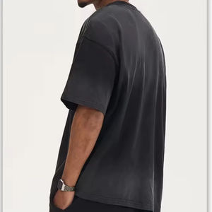 Camisetas Extra Grandes Personalizadas de Alta Calidad, Estilo Vintage con Lavado Ácido, 100% Algodón, Nuevas, Transpirables, para Hombre, Precio Bajo - Product Image 6