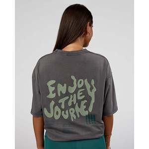 T-shirt surdimensionné Inferno Journey FLXCotton - Dark Storm Washed - Vert Iceberg Uni - Product Image 4