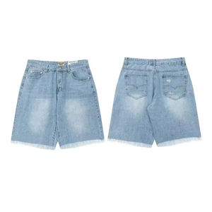 Shorts pour hommes Jeans courts amples Streetwear Baggy Denim délavé pour hommes Shorts en denim de qualité supérieure à prix de gros - Product Image 6