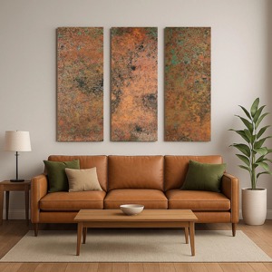 Arte de la pared de Metal artístico Premium decoración escultura de hierro hecha a mano colgante de pared decorativo sofisticado para sala de estar dormitorio - Product Image 1