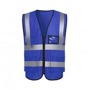 Vêtement de travail haute visibilité, veste de sécurité sans manches avec bande réfléchissante pour les travailleurs du bâtiment et les travailleurs en extérieur - Product Image 6