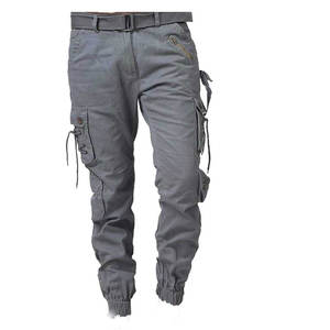 Pantalon Cargo en coton de haute qualité pour hommes, fabriqué sur commande, dernier modèle tendance à poches multiples, modèle droit, service OEM - Product Image 4