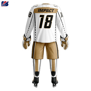 Gran oferta, camiseta de hockey sobre hielo de calidad superior, logotipo personalizado, tamaño para niños, tamaño adulto, uniformes de hockey sobre hielo sublimados personalizados - Product Image 5