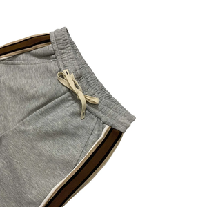 Pantalon de jogging décontracté pour homme, pantalon de survêtement en tissu de coton peigné, jambe droite, grandes poches, taille élastique - Product Image 4