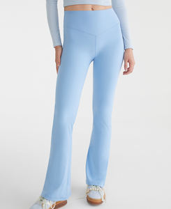 กางเกงโยคะเอวสูงสำหรับผู้หญิงกางเกงโยคะผ้าสแปนเด็กซ์/ ไนลอนยืดได้ทุกฤดู - Product Image 1