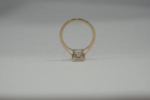 Premium Lab Grown Diamond Moissanite Ring Coussin Cut 2.00 Carat VS1 IGI SGL Certified Gold Rose Gold Silver Fournisseur direct - Product Image 5