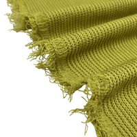 Tissu en maille respirante, léger et texturé, fabriqué directement en usine, disponible en plusieurs couleurs pour vêtements de sport, t-shirts et autres articles vestimentaires.