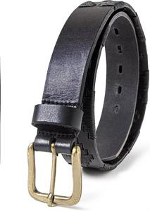 Cinturón de Polo de Cuero Genuino Negro Hecho a Mano de Alta Calidad, Diseño Duradero para Hombres y Mujeres, para Montar a Caballo y Uso Casual - Product Image 4
