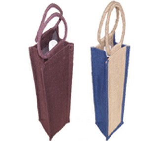 Bouteille de vin en coton imprimé personnalisé fourre-tout réutilisable écologique direct fabricant dernier prix bouteille d'eau au design uni - Product Image 1