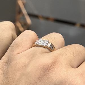 แหวนเพชรสุดหรูสีทอง14K & 18K เหมาะสำหรับงานแต่งงานครบรอบหรืองานหมั้น - Product Image 6