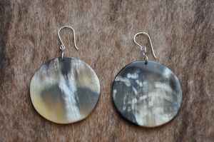 ต่างหูหมุดเขาควายธรรมชาติแบบ100% วินเทจแบบดั้งเดิม - Product Image 4