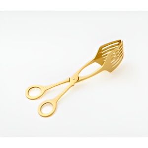 Top Design Stainless Steel <b>Metal</b> Low MOQ Premium Salad <b>Tongs</b> Set of 2 Pieces Customised Product Manufacturer Wholesaler - Product Image 6